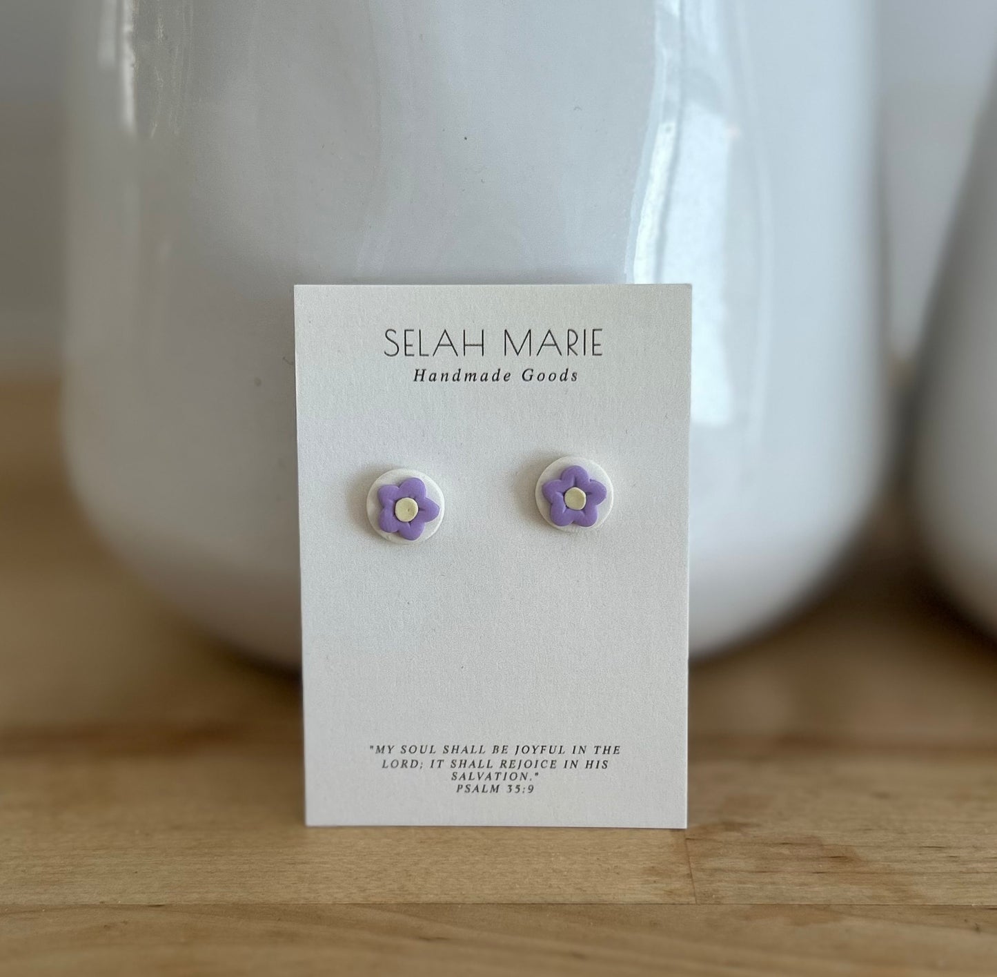 Medium Flower Stud Earrings