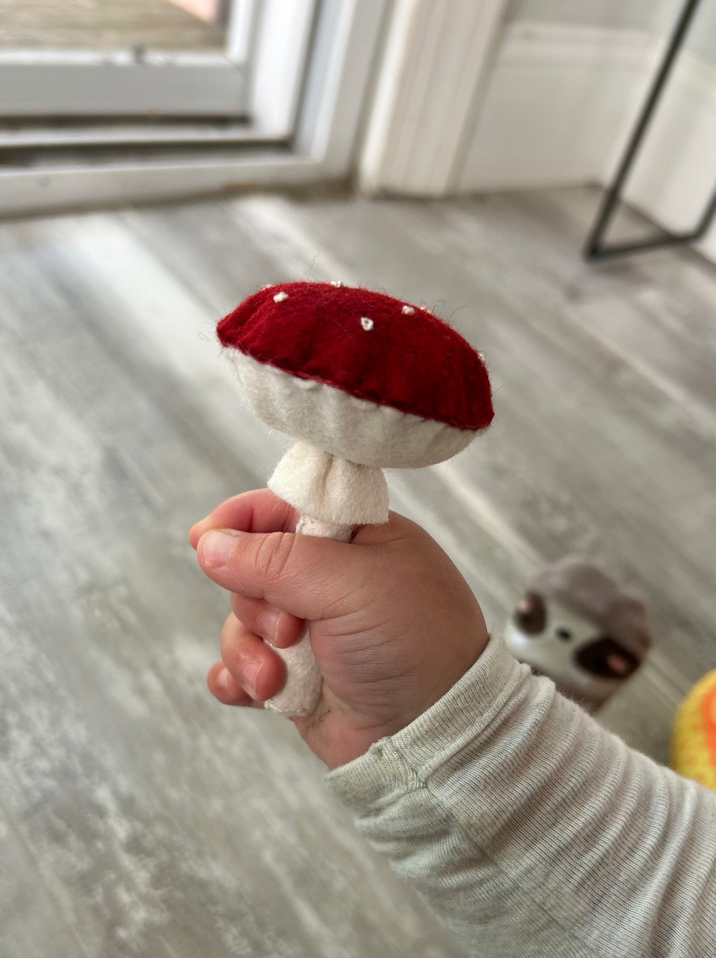 Felt mushroom - Set of 4