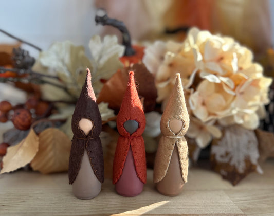 Autumn Steiner Peg Dolls - Set of 3