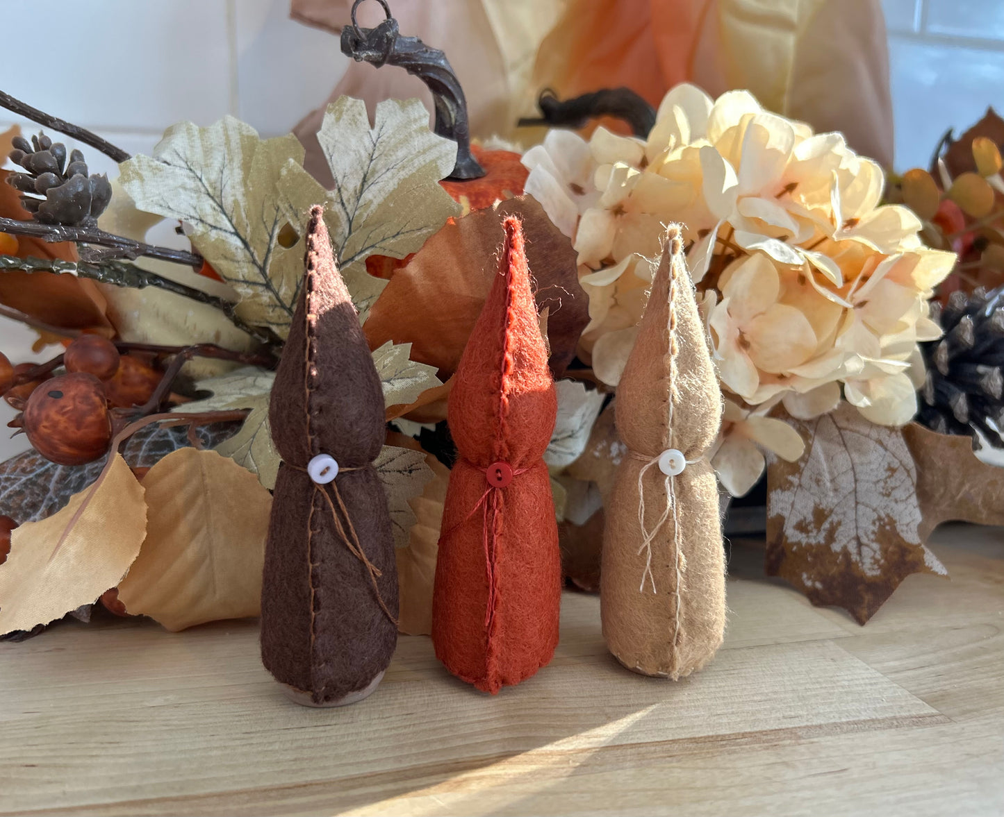 Autumn Steiner Peg Dolls - Set of 3