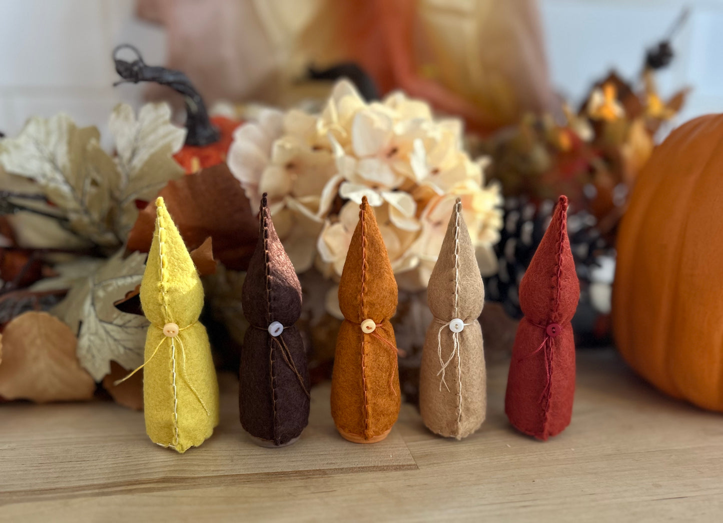Autumn Steiner Peg Dolls - Set of 5