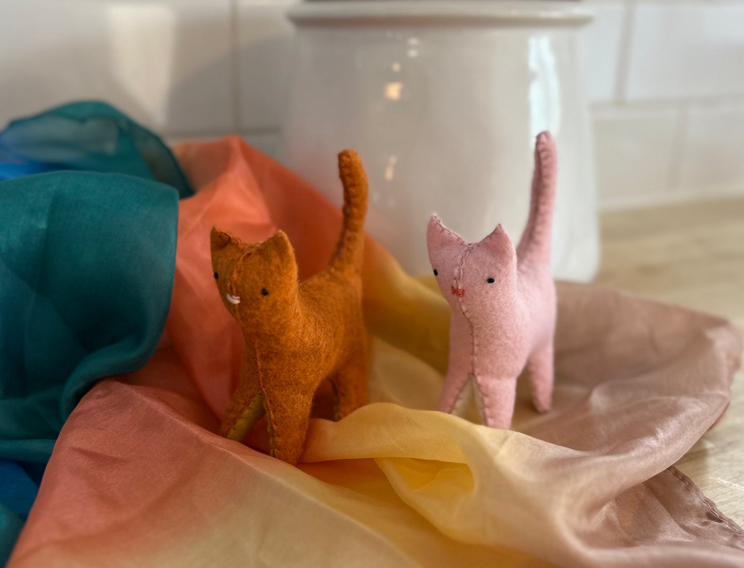 Felt Waldorf Cat