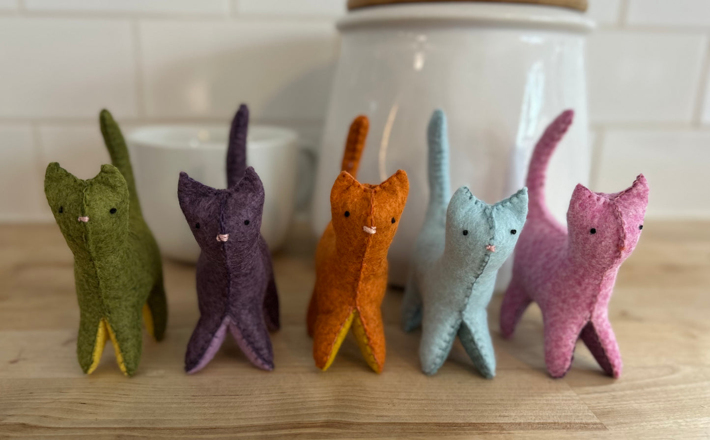 Felt Waldorf Cat