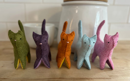 Felt Waldorf Cat
