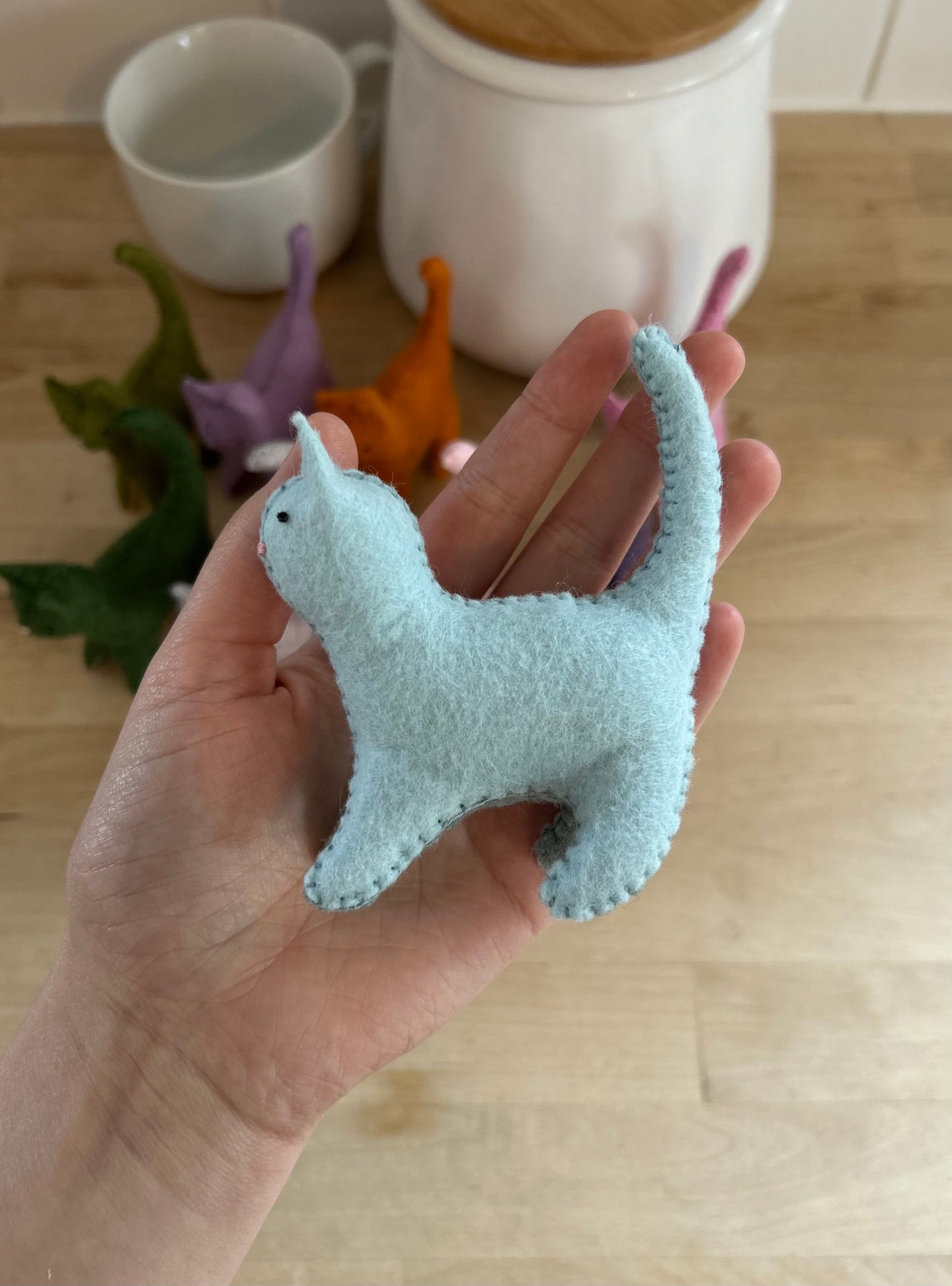 Felt Waldorf Cat