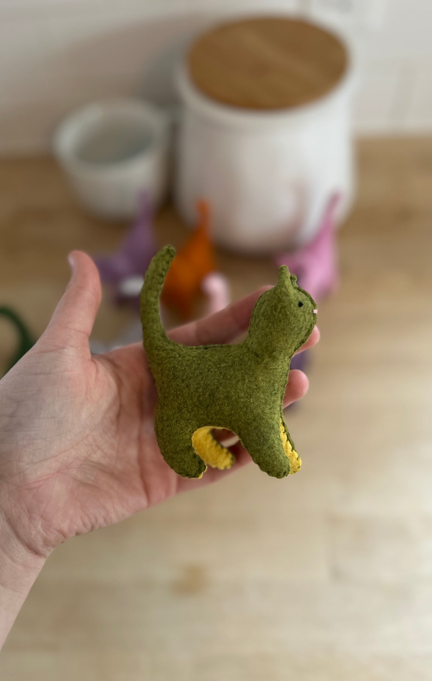 Felt Waldorf Cat