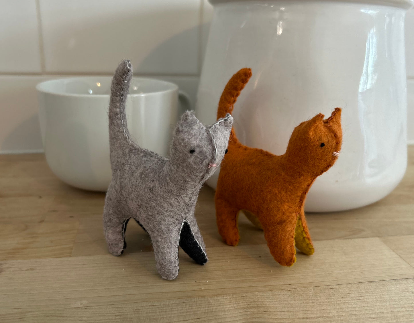 Felt Waldorf Cat