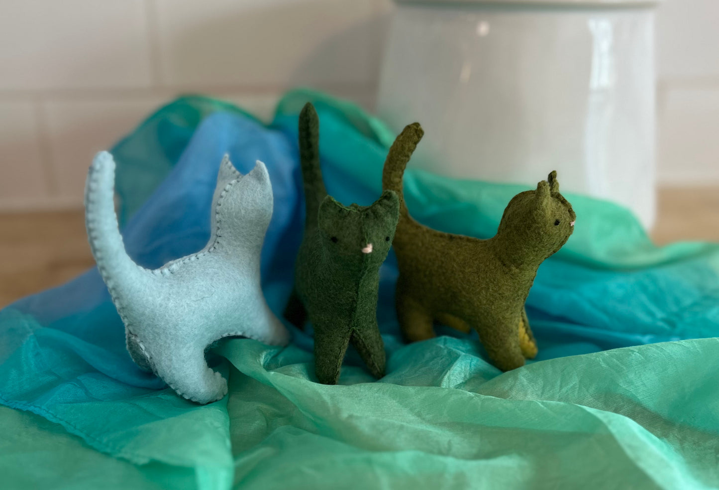 Felt Waldorf Cat