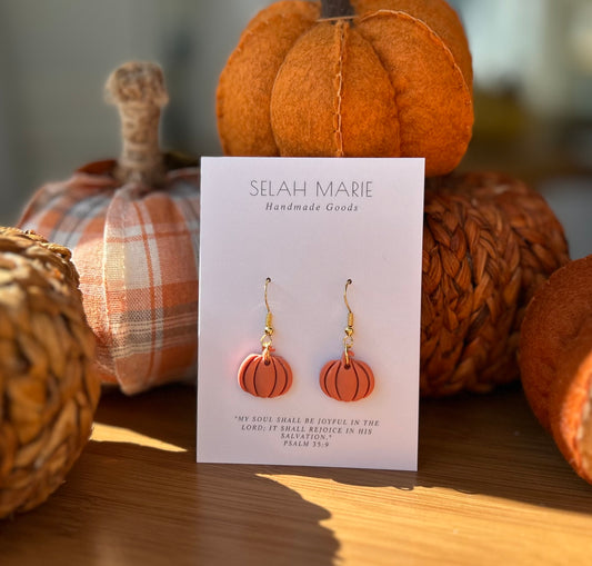 Pumpkin Earrings
