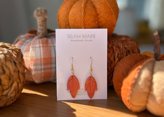 Elm Leaf Earrings