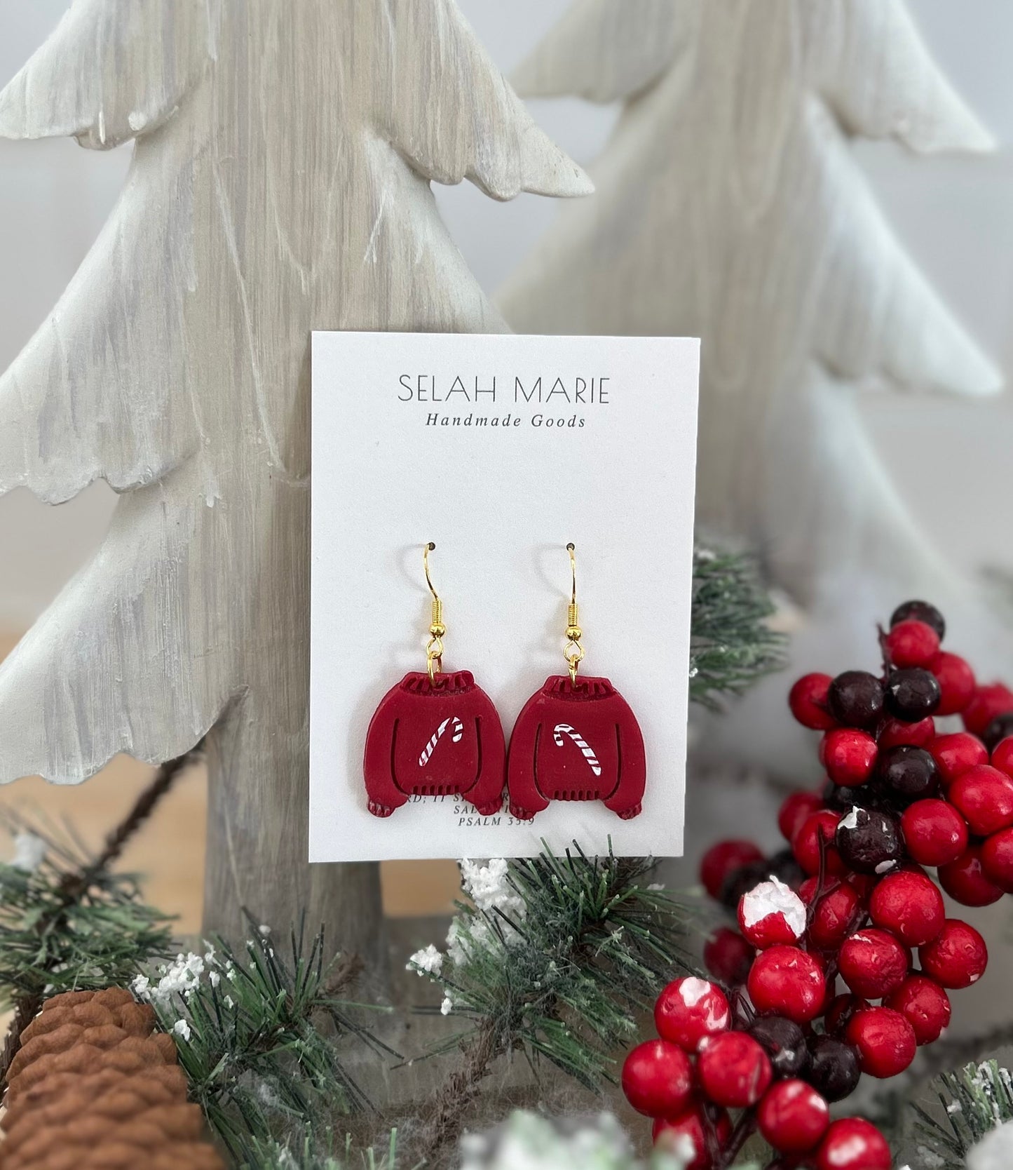 Winter Sweater Earrings