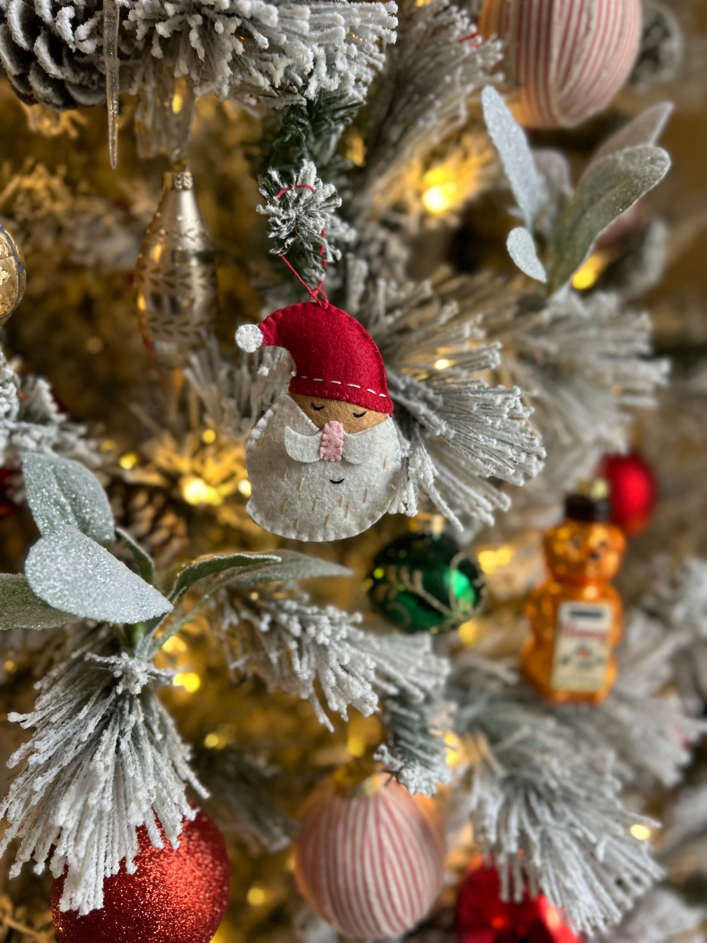 Felt Santa Ornament