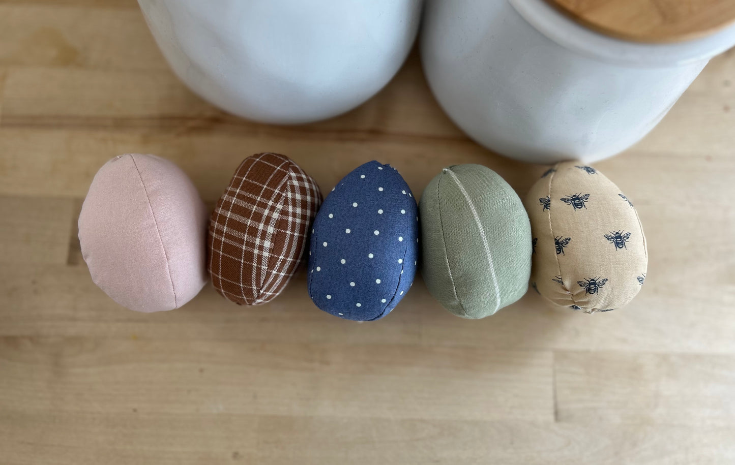 Weighted Cloth Eggs -Set of 5