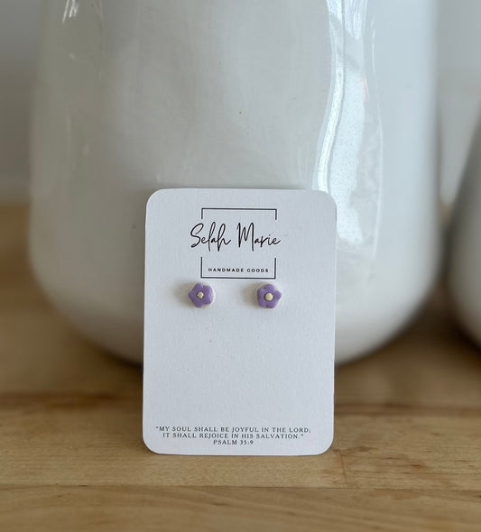 Itty Bitty Flower Studs