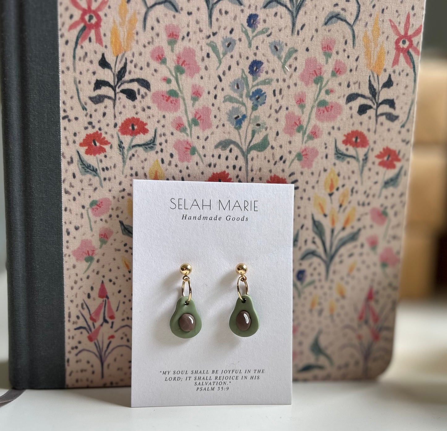 Avocado Dangle Earrings