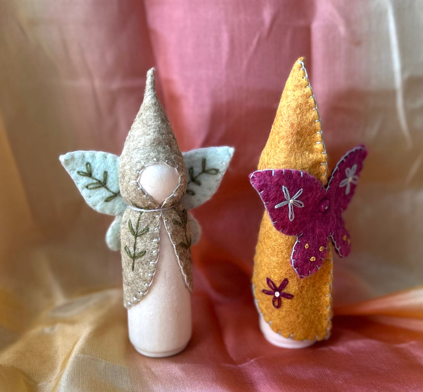 Steiner Peg Doll Fairy - Set of 2