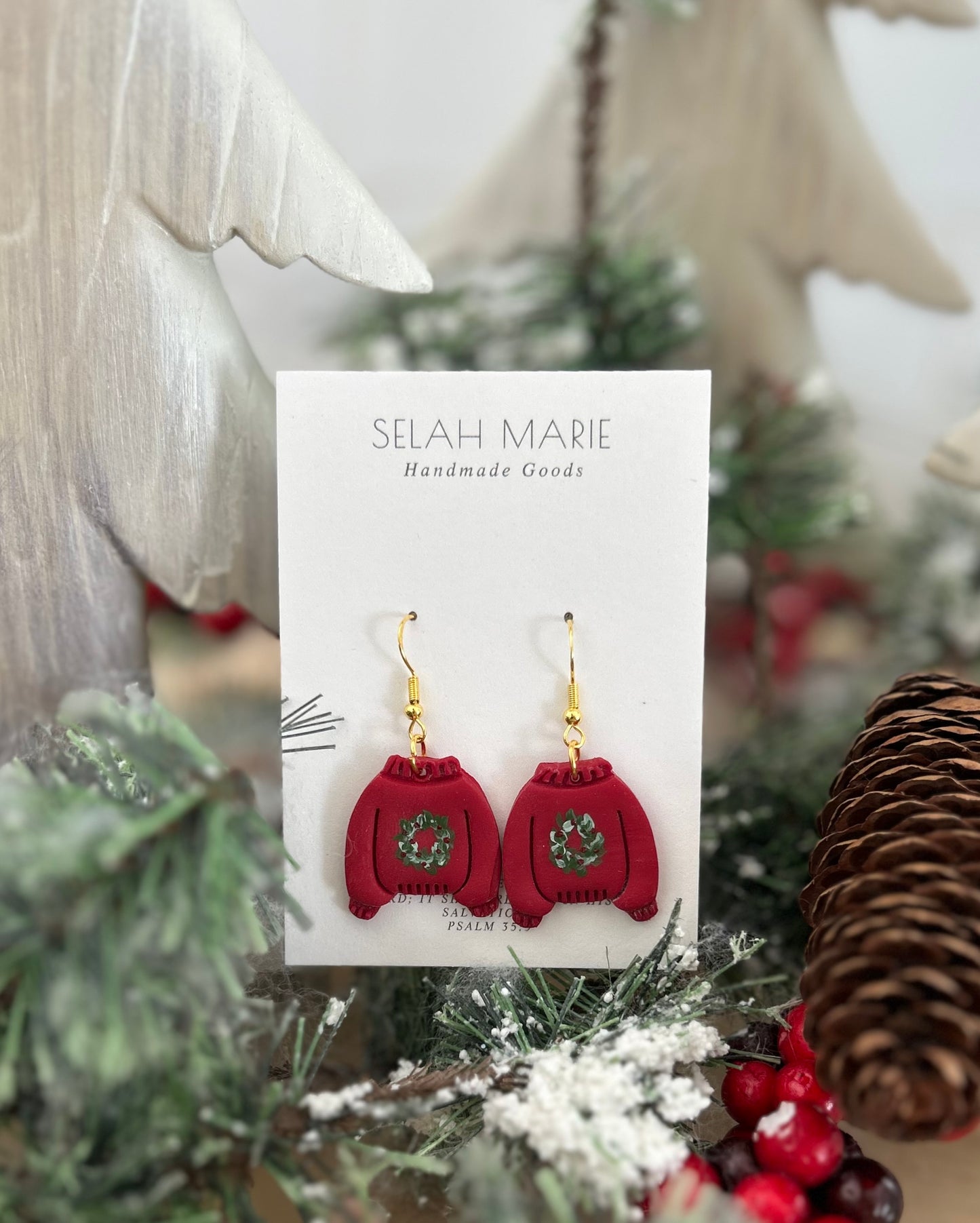 Winter Sweater Earrings