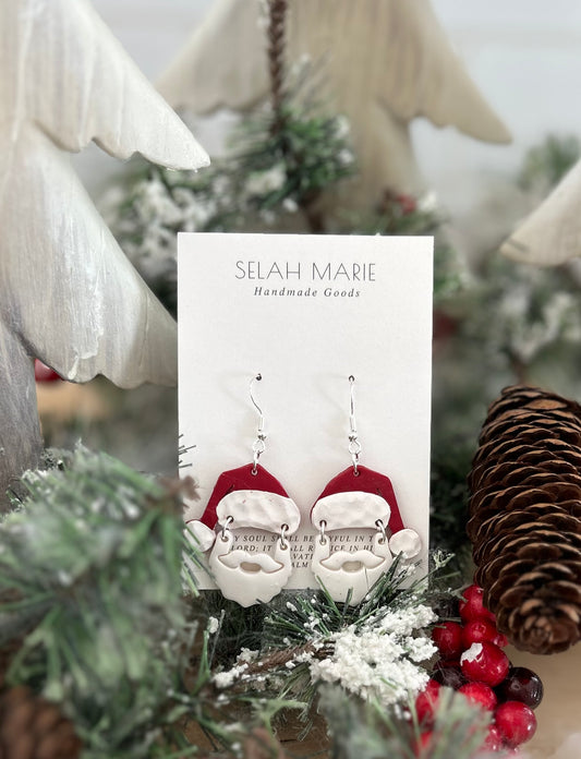 Santa Dangle Earrings