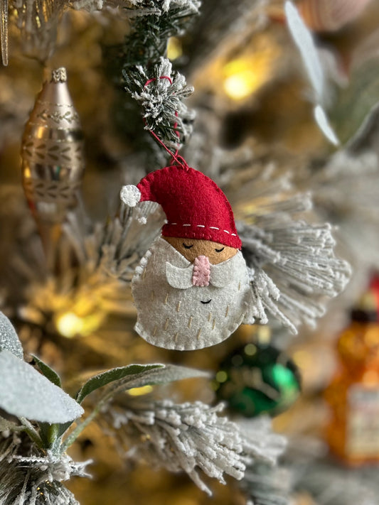 Felt Santa Ornament