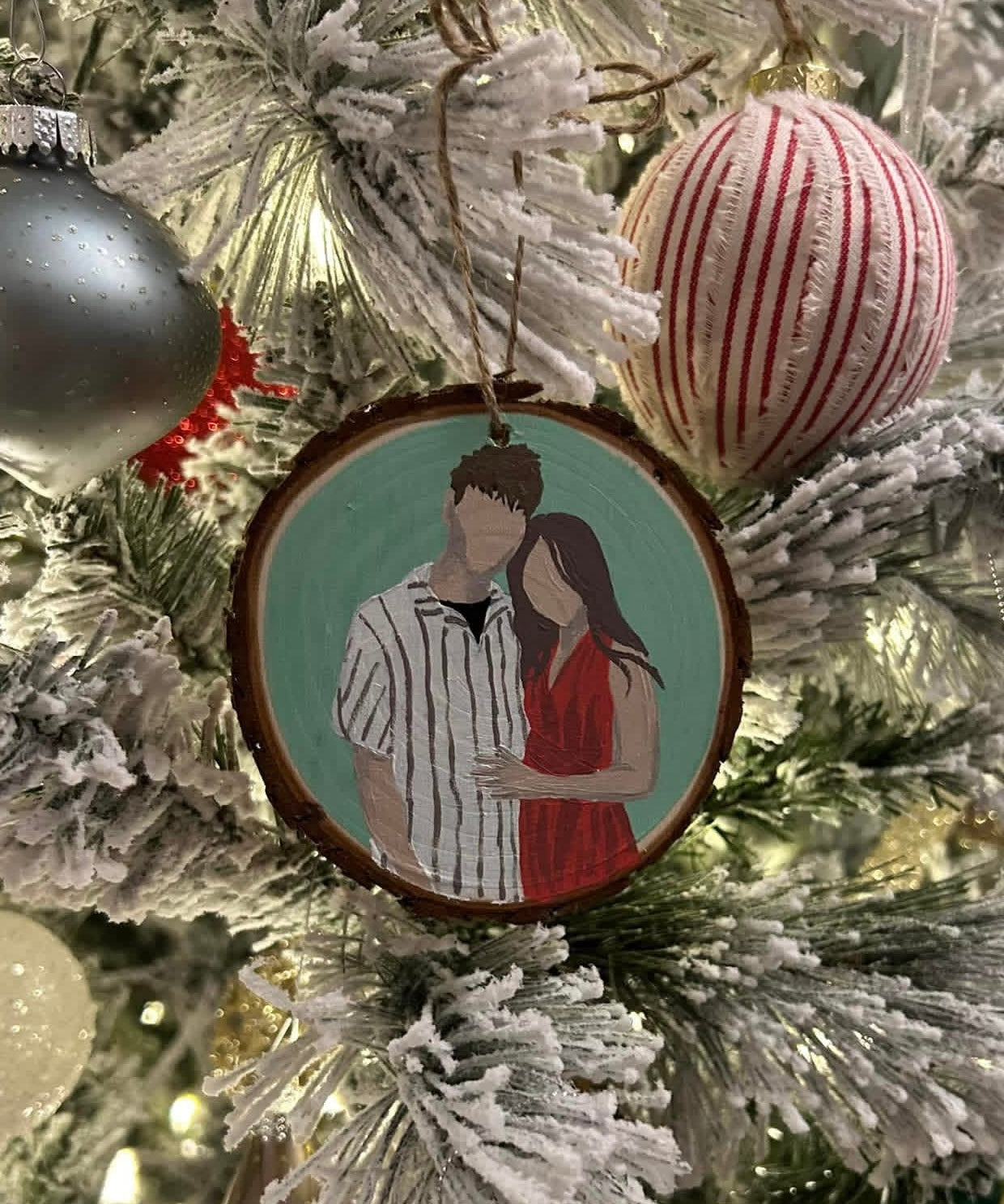 Custom Family Portrait Ornaments