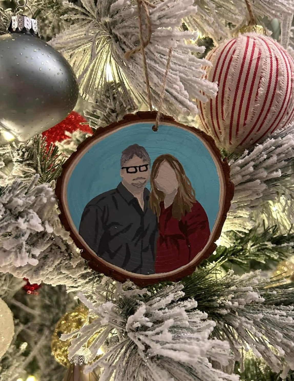 Custom Family Portrait Ornaments